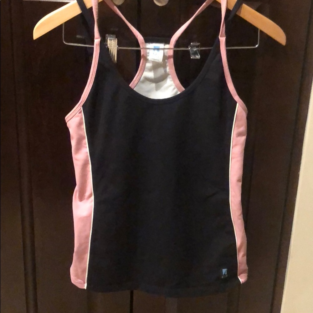Black and pink workout top!  Never worn!!
